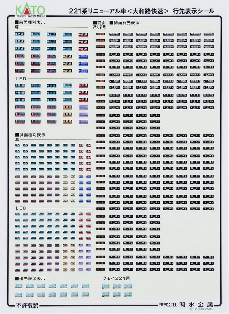 Amazon | KATO Nゲージ 221系リニューアル車 大和路快速 基本セット (4